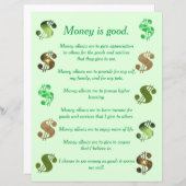 Geld is goed, lijst van bevonden (Voorkant / Achterkant)