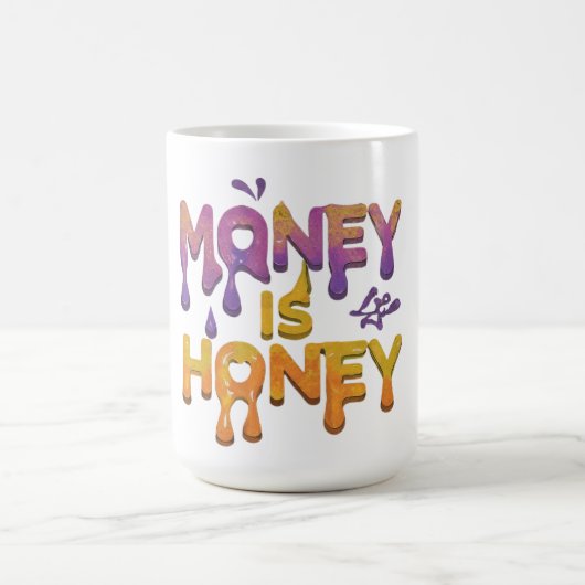 Geld is honing magische mok (Midden)