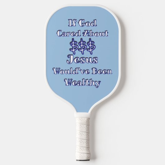 Geld is niet alles pickleball paddle (Voorkant)