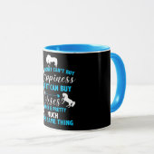 Geld Kan Blauwe Paarden Kopen Mok (Voorkant rechts)