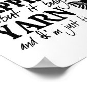 Geld kan geen geluk kopen - Crafts/Yarn Poster (Hoek)