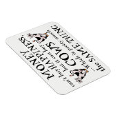 Geld kan geen geluk kopen - Koe Lover's Magnet Magneet (Rechterzijde)