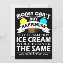 Geld kan geen geluk kopen, maar het kan Ice Cream 