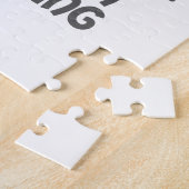 Geld kan geen geluk kopen maar wel chocolade kopen legpuzzel (Zijkant)