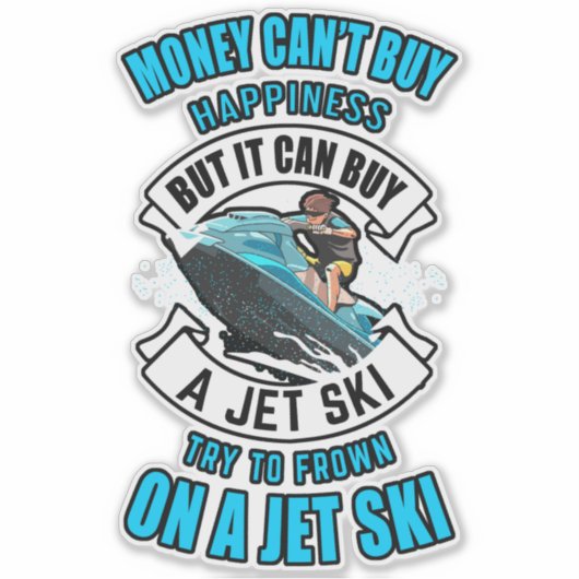 Geld kan geen geluk kopen, maar wel sticker (Voorkant)