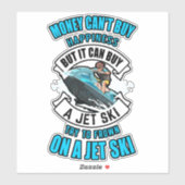 Geld kan geen geluk kopen, maar wel sticker (Vel)