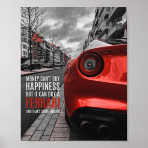 Geld kan geen geluk kopen   Motivatie prijsopgave Poster