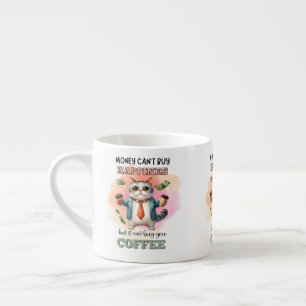 Geld Kan Geluk Niet Kopen Grappig Cateigenaar Gesc Espresso Kop