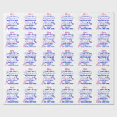 Geld kan kopen Paarden Paarse Roze Cadeaupapier (Vlak)