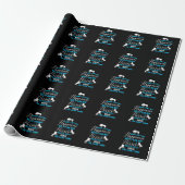 Geld kan paarden blauw kopen cadeaupapier (Uitgerold)