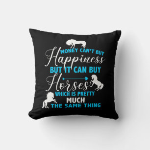 Geld kan paarden blauw kopen kussen