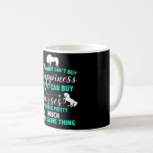Geld kan paarden kopen Mint Green Koffiemok (Voorkant rechts)