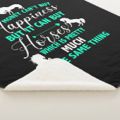 Geld kan paarden kopen Mint Green Sherpa Deken (3/4)