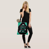 Geld kan paarden kopen Mint Green Tote Bag (Op model)