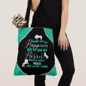Geld kan paarden kopen Mint Green Tote Bag (Dichtbij)