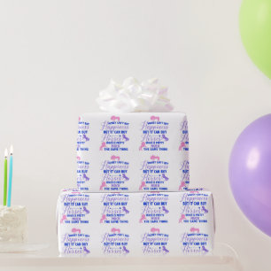Geld Kan Paarden Paars Roze Kopen Cadeaupapier