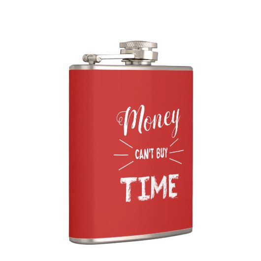 Geld Kan Tijd Niet Kopen Heupfles (Rechts)
