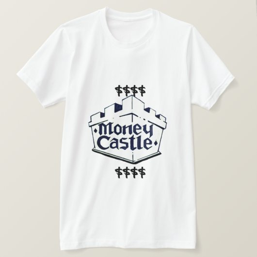 Geld Kasteel T-shirt (Design voorkant)