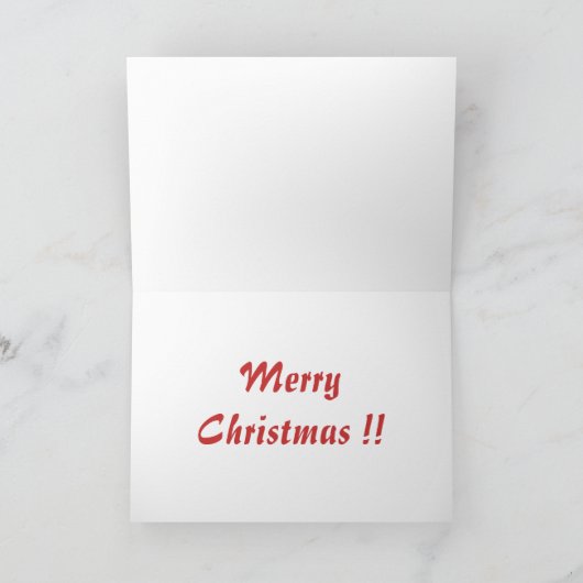 Geld Kerst Kaart (Binnen)