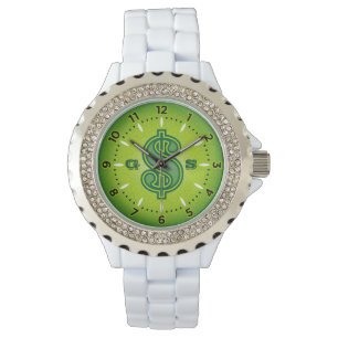 Geld kijken - Groen Horloge