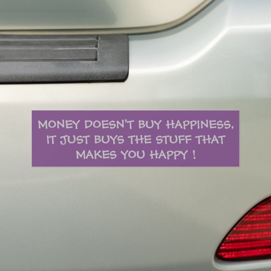 GELD KOPEN GEEN GEZICHTHEID BUMPERSTICKER (Op auto)