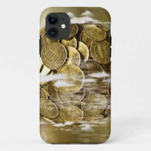 Geld laat de wereld draaien, geld wereld goud Case-Mate iPhone case