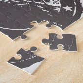 Geld laat de wereld draaien legpuzzel (Zijkant)