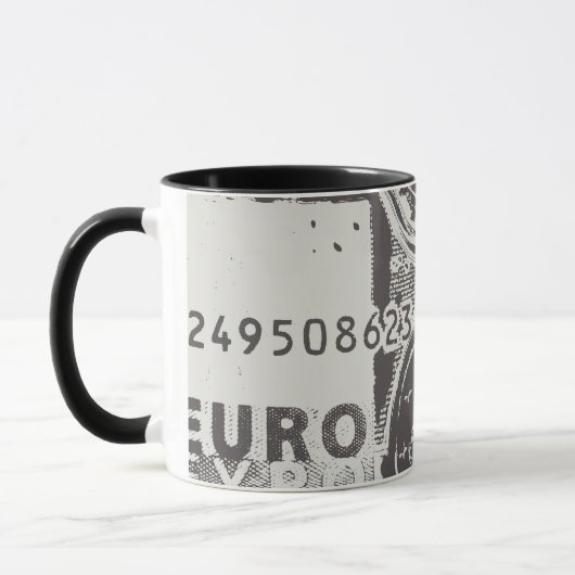 Geld laat de wereld draaien mok (Links)