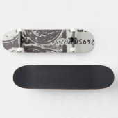 Geld laat de wereld draaien skateboard (Horizontaal)