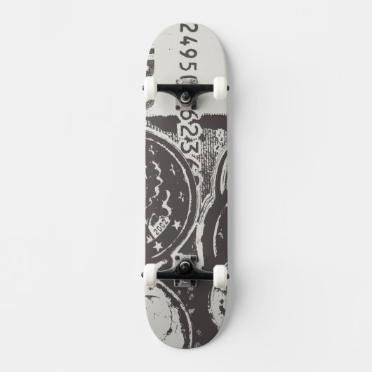 Geld laat de wereld draaien skateboard (Voorkant)