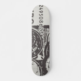 Geld laat de wereld draaien skateboard