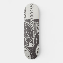 Geld laat de wereld draaien skateboard
