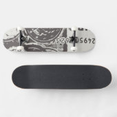 Geld laat de wereld draaien skateboard (Horizontaal)