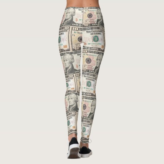 Geld Leggings (Achterkant)