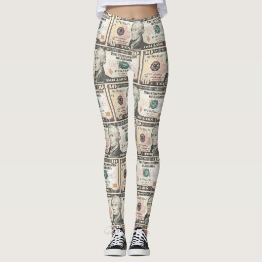 Geld Leggings (Voorkant)
