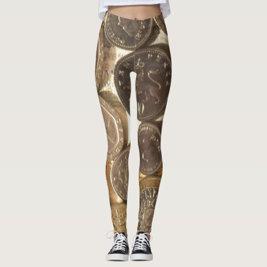 Geld Leggings (Voorkant)