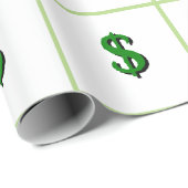 Geld maakt de wereld draaiende cadeaupapier (Rol Hoek)