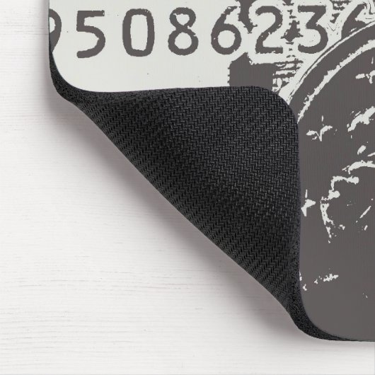 Geld maakt de wereld rond muismat (Hoek)