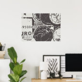 Geld maakt de wereld rond poster (Thuiskantoor)