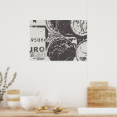 Geld maakt de wereld rond poster (Keuken)
