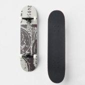 Geld maakt de wereld rond skateboard (Voorkant)