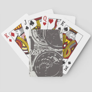 Geld maakt de wereld rond speelkaarten