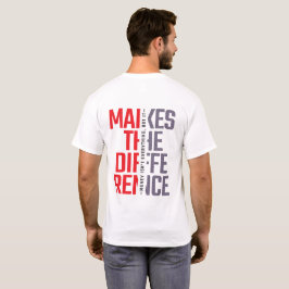 Geld maakt het verschil t-shirt