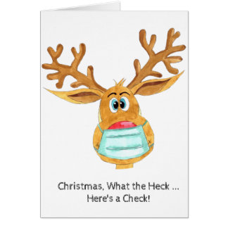 Geld met cadeaukaart Rudolph Mask Reindeer