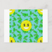 geld met emoji briefkaart (Voorkant)