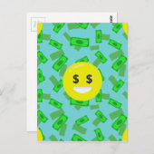 geld met emoji briefkaart (Voorkant / Achterkant)
