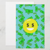 geld met emoji briefpapier (Voorkant / Achterkant)