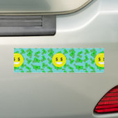 geld met emoji bumpersticker (Op auto)