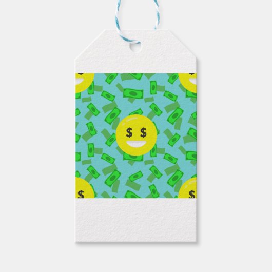 geld met emoji cadeaulabel (Voorkant)