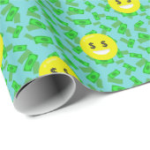 geld met emoji cadeaupapier (Rol Hoek)